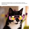 Dog Goggles UV Protection Waterproof Sandproof Soft Frame Adjustable Breathable