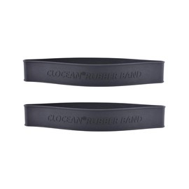 Firefighter Helmet Band 2 Pack, Strengthened Rubber Fire Helmet Strap for Holding Firefighting Tools, Flexible and Sturdy to Fit for Various Styles of Fire Helmets or Hard Hats, Black