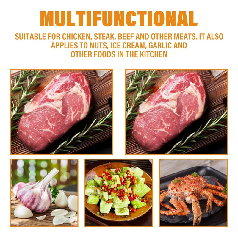 Nizirioo Stainless Steel Meat Tenderiser Dishwasher Safe Kitchen Utensils: Double-sided
