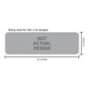 StickerTalk Wheelchair Ramp Allow 8 Feet Vinyl Sticker, 10 inches