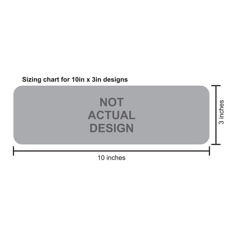 StickerTalk Wheelchair Ramp Allow 8 Feet Vinyl Sticker, 10 inches