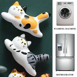Cat Refrigerator Magnets Decorative, Kitchen Magnets for Office Calendar Whiteboard, Cute Fridge Magnet Bedroom Wall Deco (Cats)
