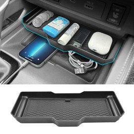 Center Console Organizer Fit for Nissan Frontier 2022-2023 2024 2025 2026 Frontier S/SV/Pro-X/Pro-4X and 2024 2025 Frontier SL Pickup Truck Center Console Tray for Under Climate Controls Storage Box