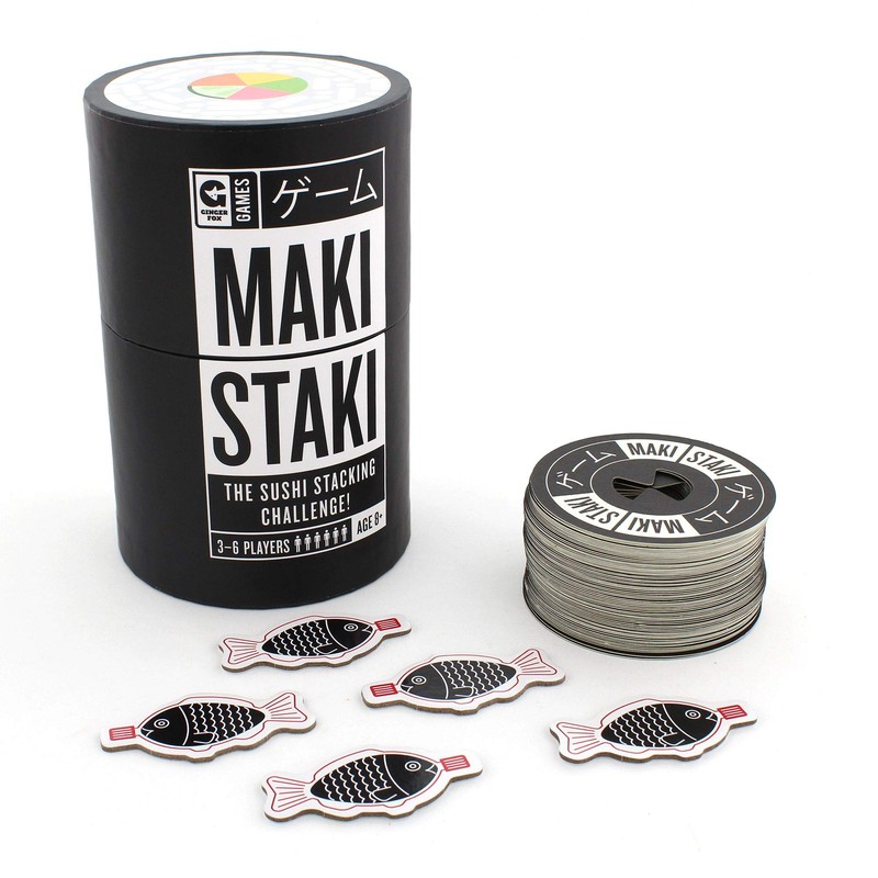 Ginger Fox Maki Staki Sushi Themed Card Game -Collect The