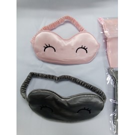 Sleep Mask Soft Satin  2 Pack