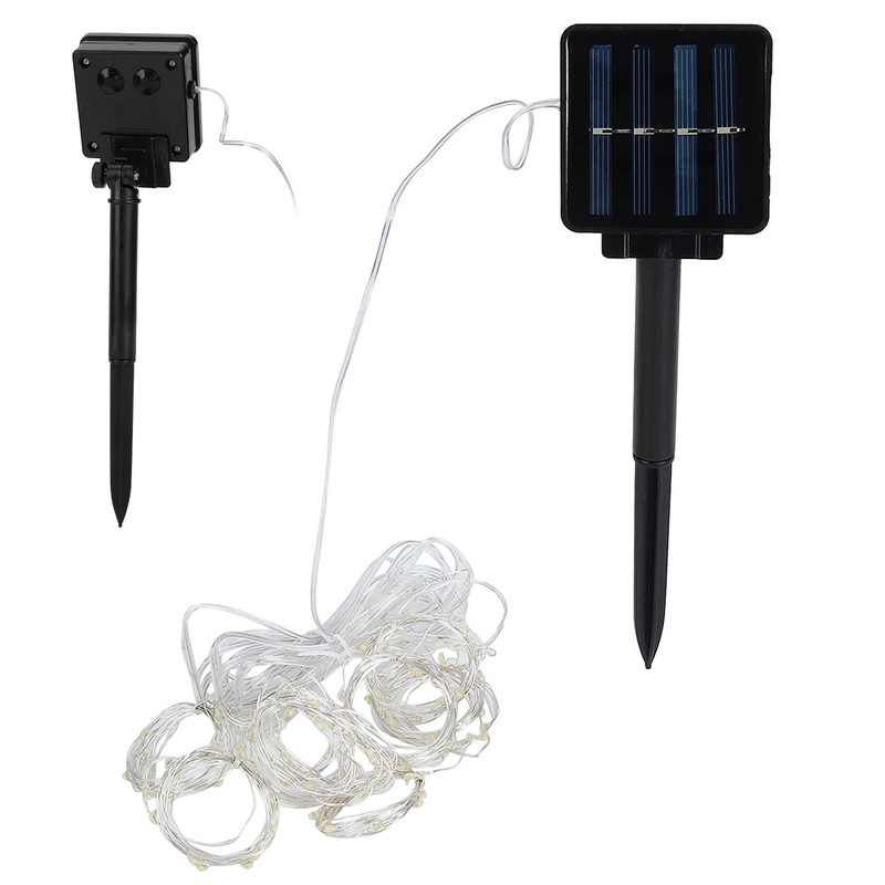 Outdoor Solar Power 120LED Chips Umbrella String Lights for Garden