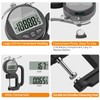 Neoteck Digital Thickness Gauge 1inch/25.4mm,0.0005inch/0.01mm LCD Display with Inch/MM Conversion