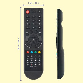 Replacement Remote Control Fit for Vantage VT-30 VT-50 HD+ HD Satellite Receiver VT-30 VT-50 HD+