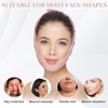 ZKGYUS Wiederverwendbare V-Linienmaske,V-Linien-Lifting-Maske, Gesichtslifting-Bandag,Rosa
