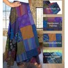 Agan Traders Women’s 2025 Boho Maxi Skirt for Fall Patched