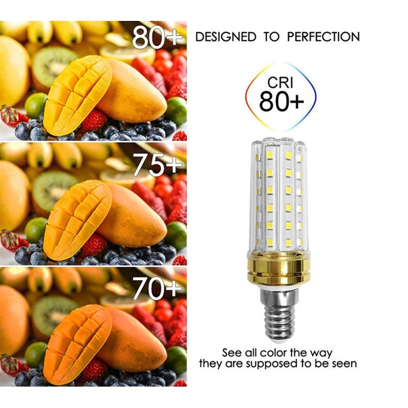 K JINGKELAI E14 LED Corn Bulbs 12W LED Candelabra Light