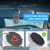CERCGVEL 4Pcs/6Pcs Adhesive Metal Piece Compatible with Garmin Low-Profile Magnetic