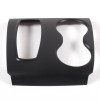 car-attention Matt Black Central Gear Shift Panel Cup Holder Cover