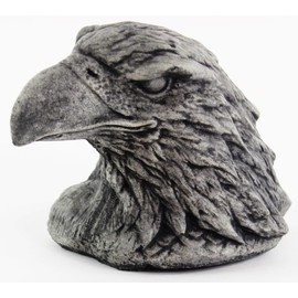 Eagle Head Concrete Garden Statue Cement Figurine Sculpture