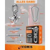 Viomis Stainless Steel Ceiling Hook 360° Rotatable - Universal for