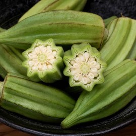 Eden Brothers Okra Seeds - Star of David Non-GMO Seeds for Planting, Packet | Low-Maintenance Vegetable Seeds, Plant During Warm Season, Zones 10, 2, 3, 4, 5, 6, 7, 8, 9