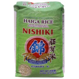 5 Pounds Nishiki Haiga Rice, Pack of 1