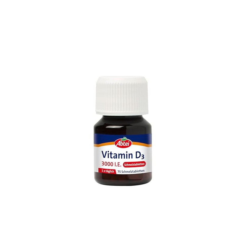 Abtei Vitamin D3 3000 IU - Supports Immune System and