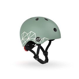 Scoot & Ride Unisex Youth Graphics Scoot and Ride Helmet XS Lifestyle Green Lines, Green Lines, XXS-S (45-51 cm)