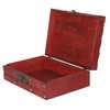 Antique Storage Box with Lock Wooden Document Box for Cosmetic