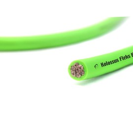 KnuKonceptz Kolossus Kandy Kable OFC Neon Green 0 Gauge Power Wire (Sold per 5' increments)