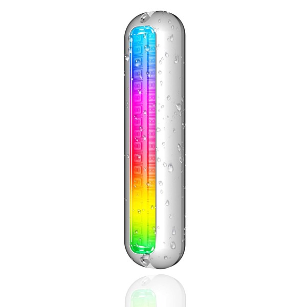 HUSUKU GT1 Boat RGB LED Light Underwater Marine Color Light,
