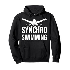 Synchro Swimming Minimalist Sporty Team Pullover Hoodie