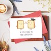 Gevinna Funny Food Pun Graduation Card for Him Her, Cute