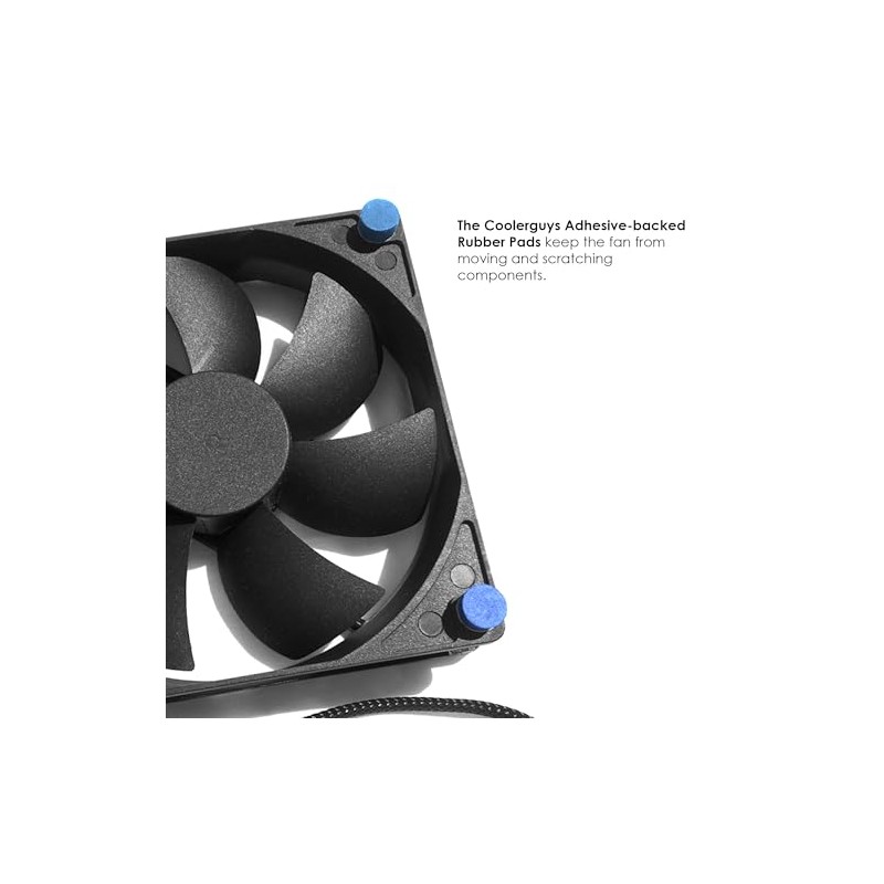 Coolerguys Quiet AC Powered Receiver/Component Cooling Fan Kits (80mm)