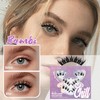 Cluster Lashes,Lankiz Biomimetic Individual Eyelashes Wispy C Curl Lash Clusters