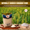 TAJ Premium Sorghum Flour Juwar Flour, Jowar, No Salt, 2-Pounds
