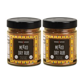 ESSIESPICE - Mekko Dry Rub, Nutty & Spicy Spice Blend - PACK. OF TWO (2) | Small Batch, Vegan in Glass Jars, No Preservatives, No Anti-Caking Agents. Seasoning for every meats, fish & vegetable