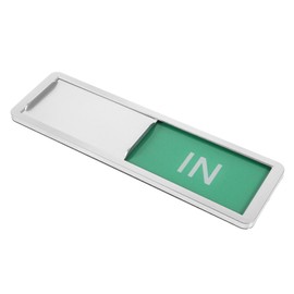 Operitacx Office Signage Signs Door Sign Out of Office Sign In Out Sign Synthetic Resin Various Sliding Door