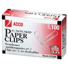 ACCO Paper Clips, 1 Size, Economy, Non-Skid, 100/Box (4)