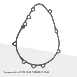GOOFIT Stator Generator Crankcase Cover Gasket Replacement for Z1000 03-06 ZX9R ZX-9R 98-03