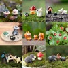 TANOMA 40pcs 9 Scenarios Fairy Garden Figurines Miniature Accessories, Micro