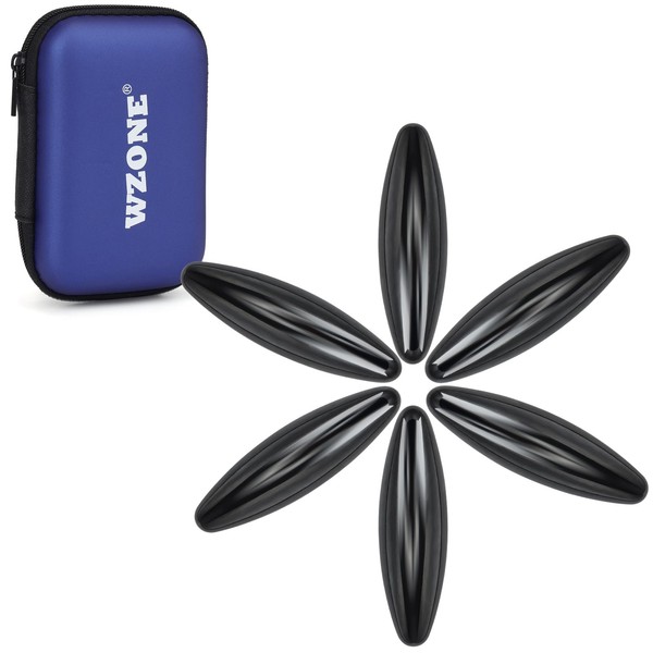 Wzone 60x18mm Strong Rattle Magnets, 6 Oval Magnets, Fidget Magnets,