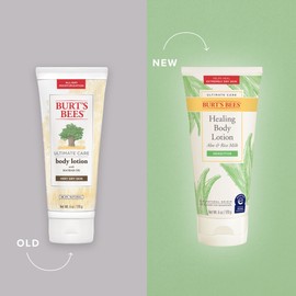 Burt's Bees® Ultimate Care Healing Body Lotion with Aloe and Rice Milk for Sensitive Skin, 98.8% Natural Origin, 6 Ounces