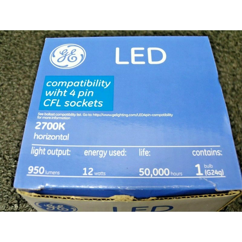 GE (CASE OF 6) GE Lighting LED12G24q-V/82
