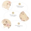 Cabilock 1 Set 2pcs Placemat Rose Gold Table Cloth Tablecloths