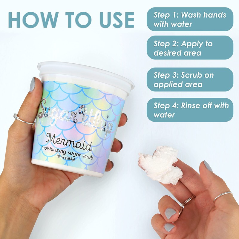 Primal Elements Mermaid Sugar Whip, 10 Ounce,Mermaid