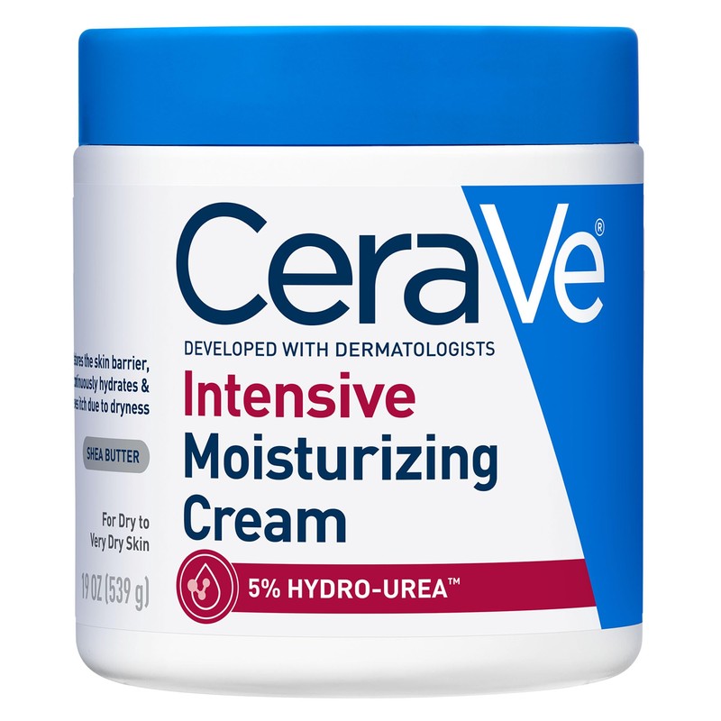 CeraVe Intensive Moisturizing Cream, Body Moisturizer With Shea Butter, 72H