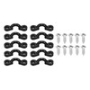 PATIKIL Kayak Pad Eyes, 12 Pack Nylon Deck Loop Bimini