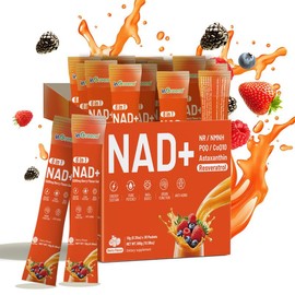 inGreens NAD+ 1200mg -Berry Flavor  Gel Supplement for Anti-Aging,  Energy, and Focus - Travel Packets (30 Day Supply)