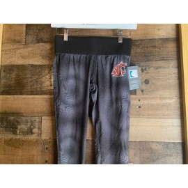 Champion Washington State Cougars Leggings Womens XS Capri NEW 26 x 19 Actual Stretch Gym