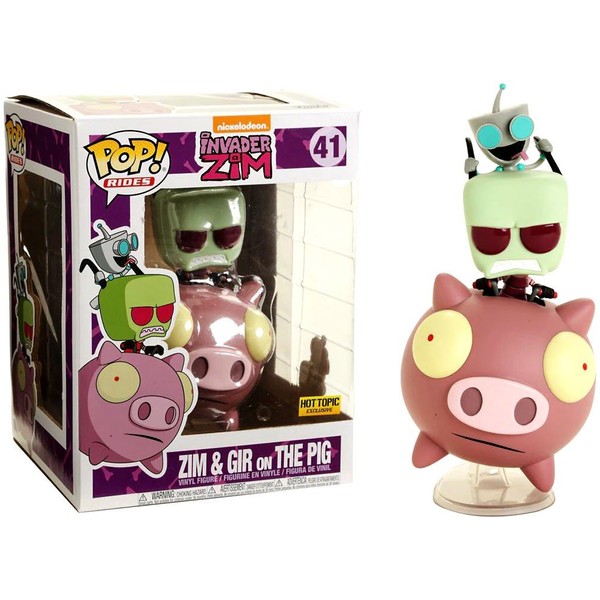 Funko Pop! Rides #41 Invader Zim: Zim and Gir on The Pig