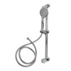 Shower Slide Rail Set 360° Rotation Adjustable Height with 1.5m