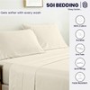 SGI bedding Luxury 4 Piece Egyptian Cotton Sheets Queen Size