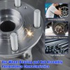 2PC 513266 Front/Rear AWD Wheel Hub Bearing Assembly Compatible with