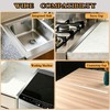 Niciksty 2 Pack Stainless Steel Stove Gap Covers, Retractable 13.8"-27.5"